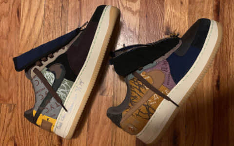 幸运粉丝晒图！我酸了！Travis Scott x Nike Air Force 1 Low全新配色将于今年10月份发售！