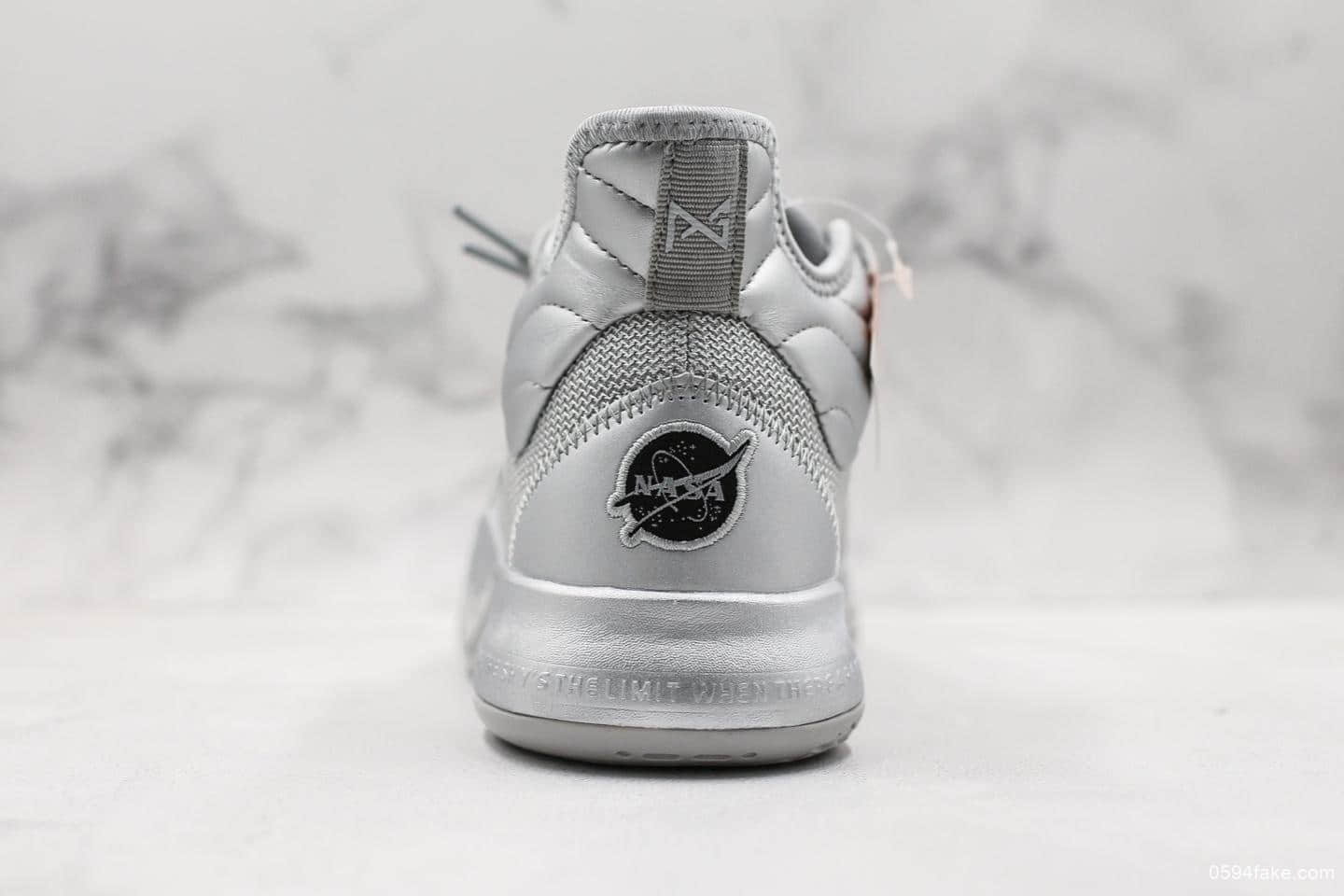 耐克Nike PG3 EP纯原版本保罗乔治三代银色男子实战篮球鞋前掌ZOOM气垫 货号：CI2667-001