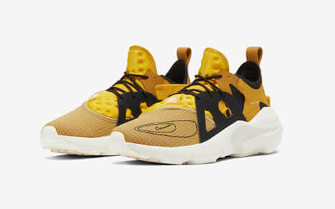 Nike Huarache Type全新配色曝光！姜黄+明黄的气质撞色！