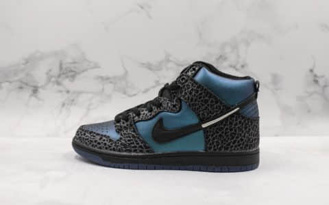 耐克Nike SB Dunk High  Black Sheep纯原版本全明星黑黄蜂变色龙材质原盒配套包装原档案开发 货号：BQ6827-001