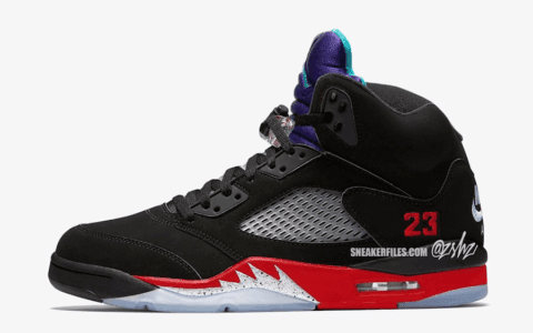 庆祝Air Jordan 5诞生30周年！全新配色“Top 3”首度曝光！ 货号：CZ1786-001