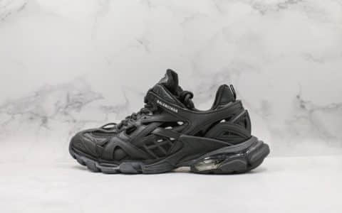 巴黎世家Balenciaga Track.2镂空黑色市面顶级纯原版本细节对比ZP区别市面低端版本