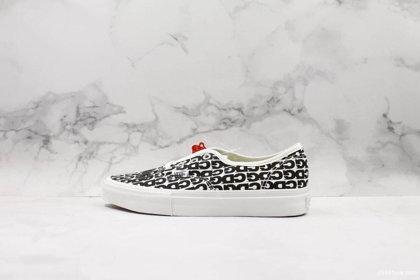 万斯Comme des Garcons x Vans Authentic CDG Logo川久保玲万斯联名限定低帮滑板鞋真标硫化版本原盒原标原装工艺