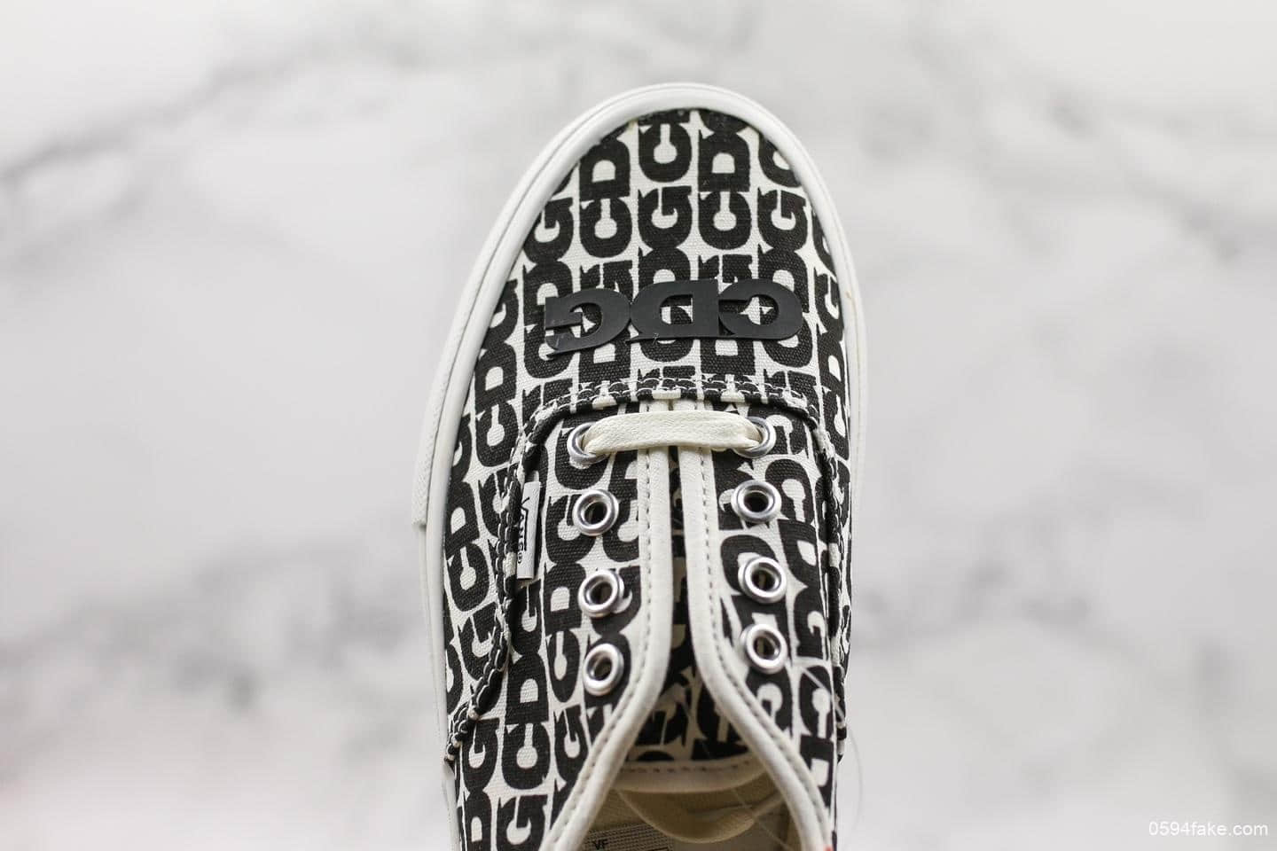 万斯Comme des Garcons x Vans Authentic CDG Logo川久保玲万斯联名限定低帮滑板鞋真标硫化版本原盒原标原装工艺