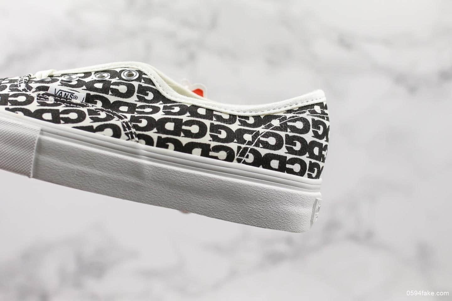 万斯Comme des Garcons x Vans Authentic CDG Logo川久保玲万斯联名限定低帮滑板鞋真标硫化版本原盒原标原装工艺