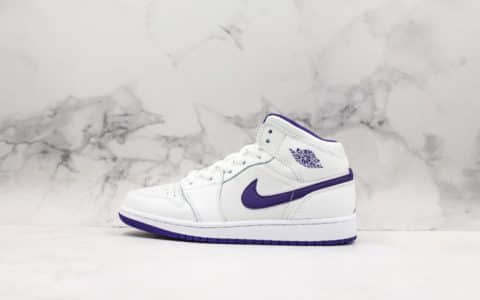 耐克Nike Air Jordan 1 Mid纯原版本乔丹中帮AJ1原盒原标正确中底区别市面尝鲜版本 货号：332148-137