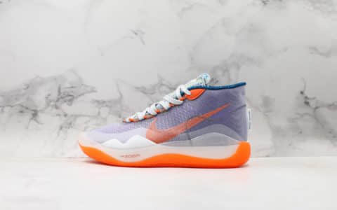 耐克Nike Zoom KD12 EP SJX纯原版本杜兰特12代全掌ZOOM气垫进口网纱拼接鞋面男子实战篮球鞋 货号：AR4230-500