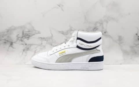 彪马Puma Ralph Sampson Mid OG男女同款休闲鞋甄选优质皮革纯原版本篮球鞋鞋侧设有Ralph Sampson签名图案