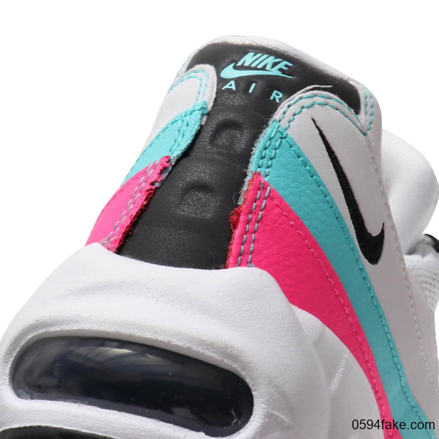 Nike Air Max 95新配色曝光！粉蓝撞色条纹吸睛利器！ 货号：307960-117