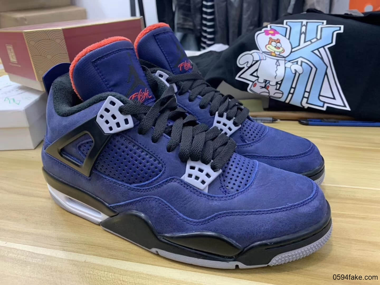 羊毛衬里温暖过冬天！Air Jordan 4 WNTR“Loyal Blue”将与12月2日发售！ 货号：CQ9597-401