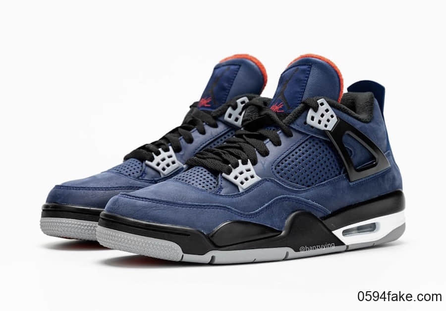 羊毛衬里温暖过冬天！Air Jordan 4 WNTR“Loyal Blue”将与12月2日发售！ 货号：CQ9597-401