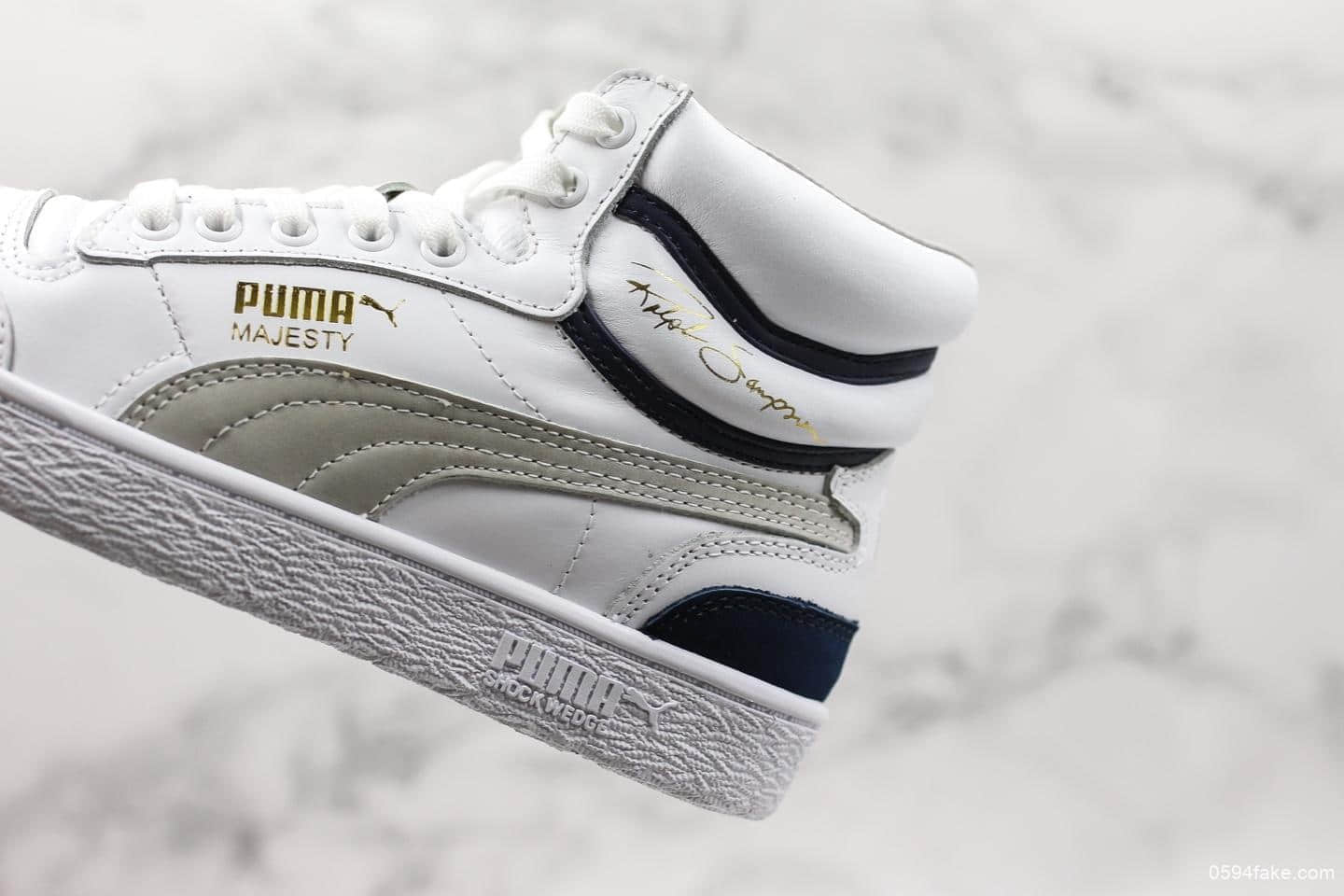 彪马Puma Ralph Sampson Mid OG男女同款休闲鞋甄选优质皮革纯原版本篮球鞋鞋侧设有Ralph Sampson签名图案