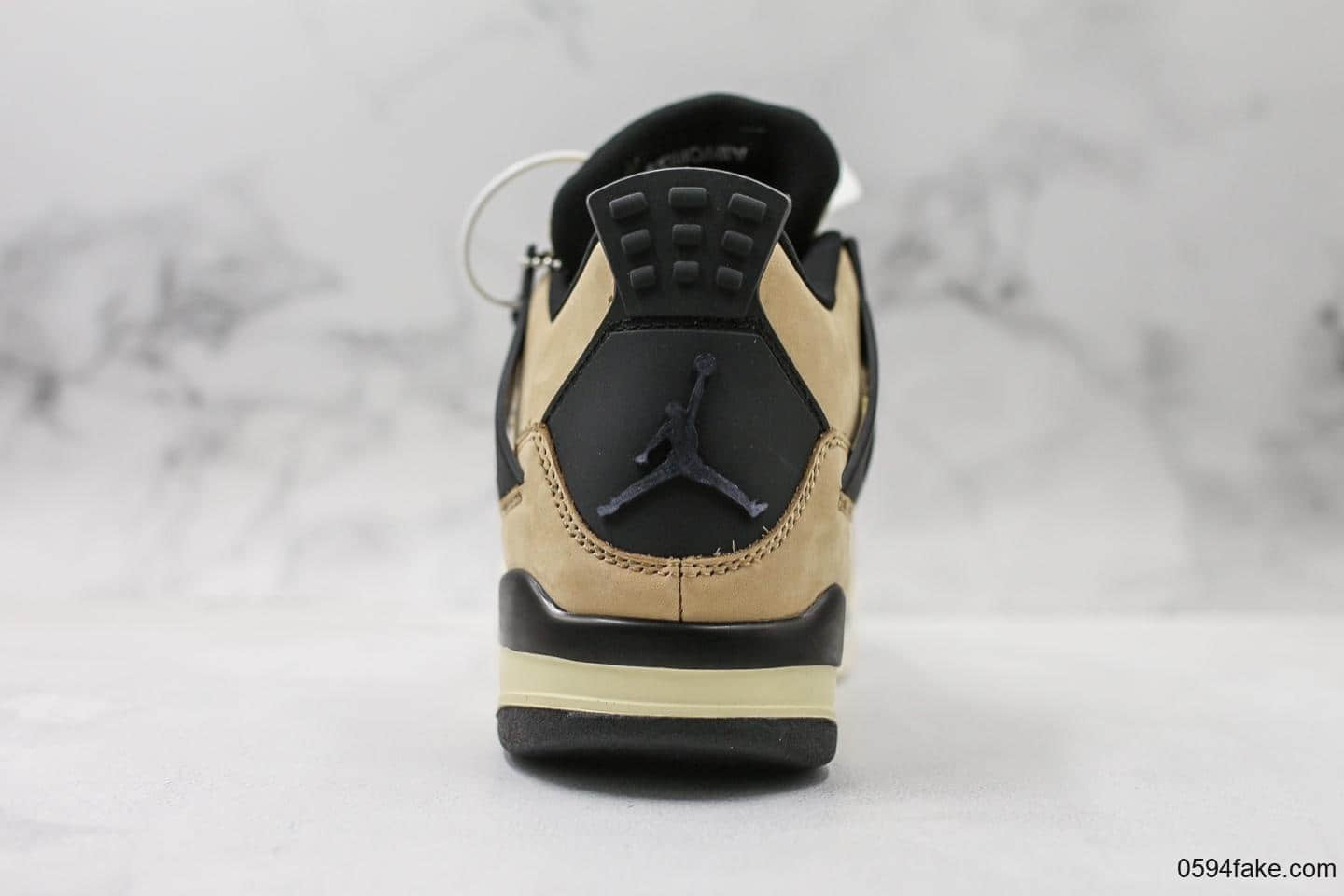 乔丹Air Jordan 4 Mushroom纯原版本AJ4珍珠奶茶配色全新来袭原盒原标原鞋开模 货号：AQ9129-200