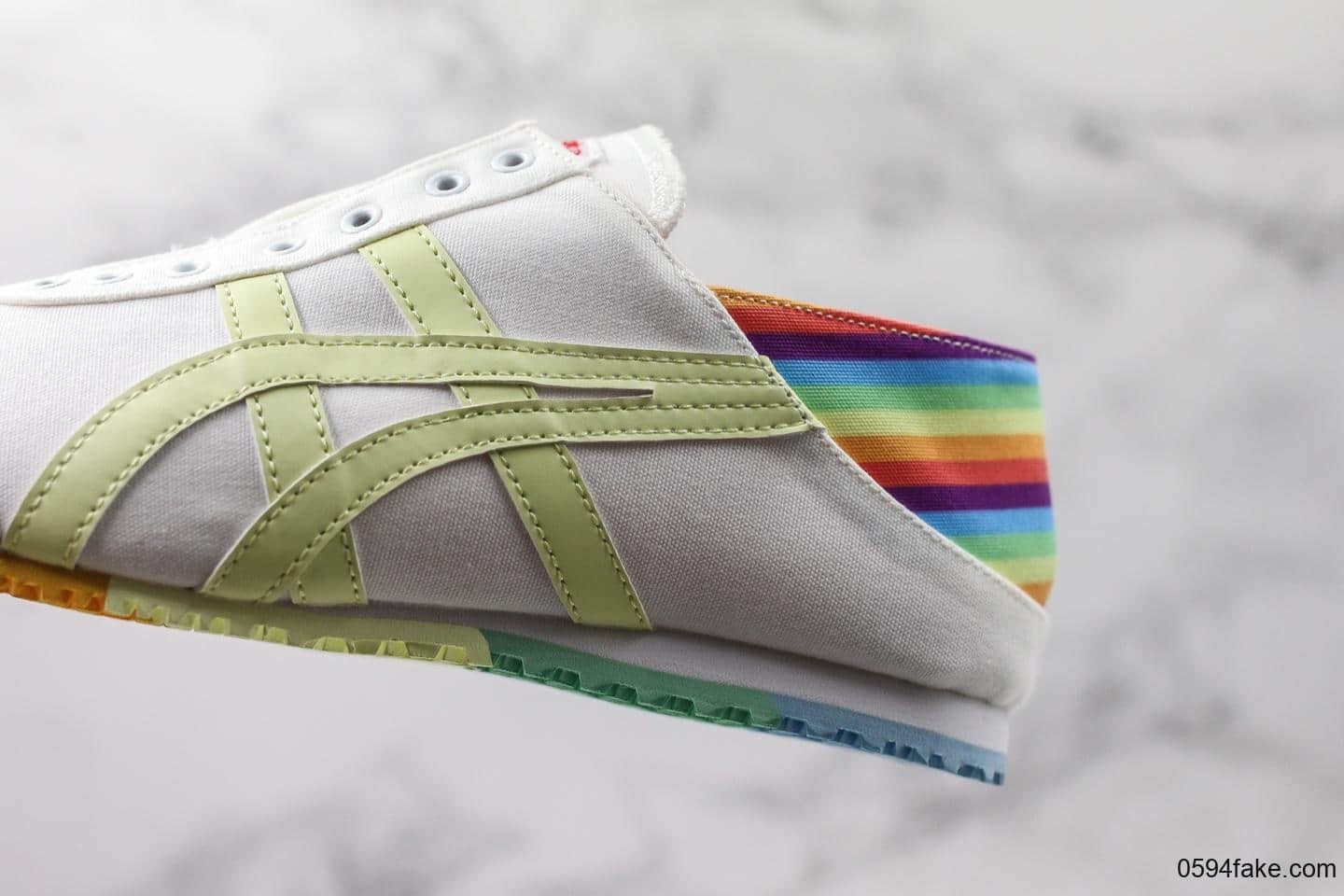 亚瑟士Asics Onitsuka Tiger鬼冢虎夏日一脚蹬公司级版本日系轻便运动休闲鞋 货号：1183A502-100