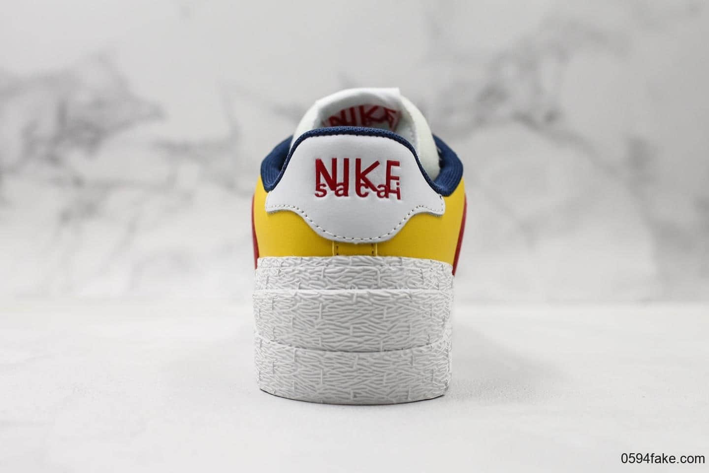 耐克Sacai X Nike Blazer with Dunk联名款开拓者解构低帮公司级版本原鞋开模无色差皮革材质原装抽屉礼盒
