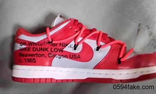 黄蓝Off-White x Nike Dunk Low实物图释出！是心动的感觉没错了！ 货号：CT0856-700