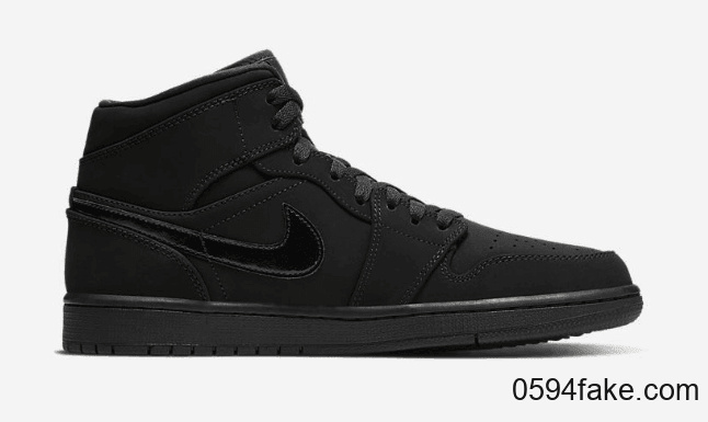 Air Jordan 1 Mid新配色登场！经典纯黑色调！低调百搭！