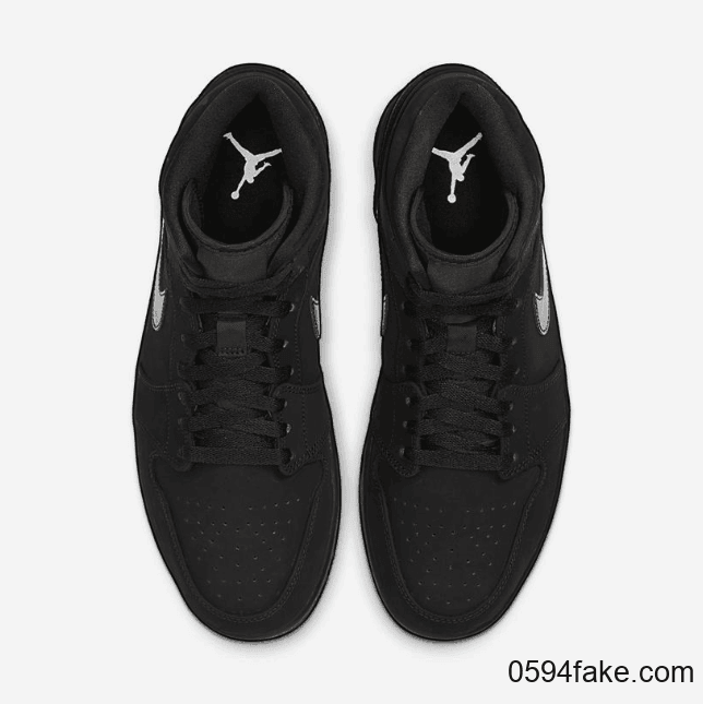 Air Jordan 1 Mid新配色登场！经典纯黑色调！低调百搭！