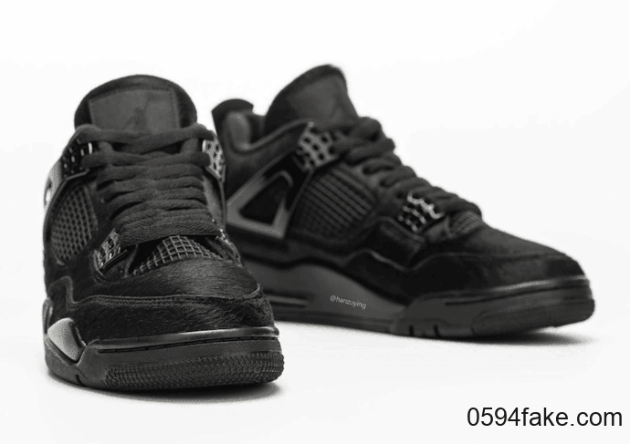 不是马毛是牛毛！也不是“黑猫”而是Air Jordan 4“ Pony Hair”！ 货号：CK2925-001