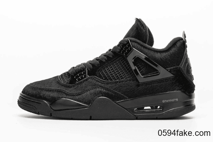 不是马毛是牛毛！也不是“黑猫”而是Air Jordan 4“ Pony Hair”！ 货号：CK2925-001