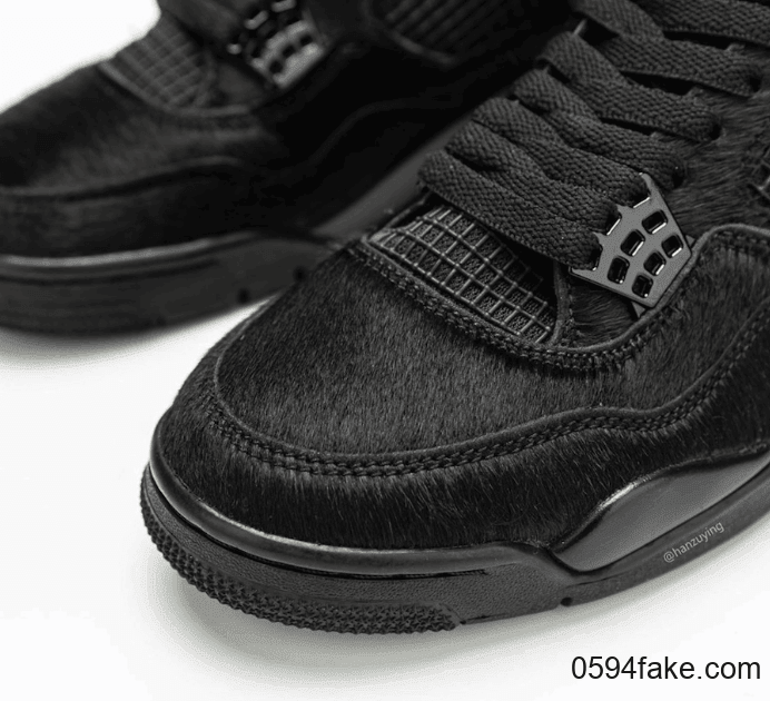 不是马毛是牛毛！也不是“黑猫”而是Air Jordan 4“ Pony Hair”！ 货号：CK2925-001