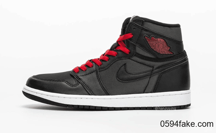 Air Jordan 1“ Black Satin”最新实物图释出！将于明年1月18日发售！ 货号：555088-060