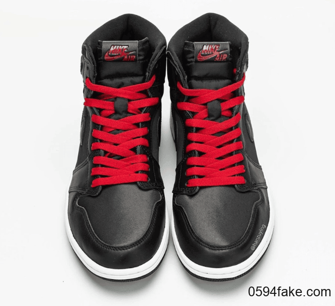 Air Jordan 1“ Black Satin”最新实物图释出！将于明年1月18日发售！ 货号：555088-060