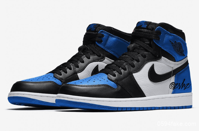 黑蓝脚趾来了！Air Jordan 1 High OG“Royal Toe”将于2020年春季发售！ 货号：555088-041