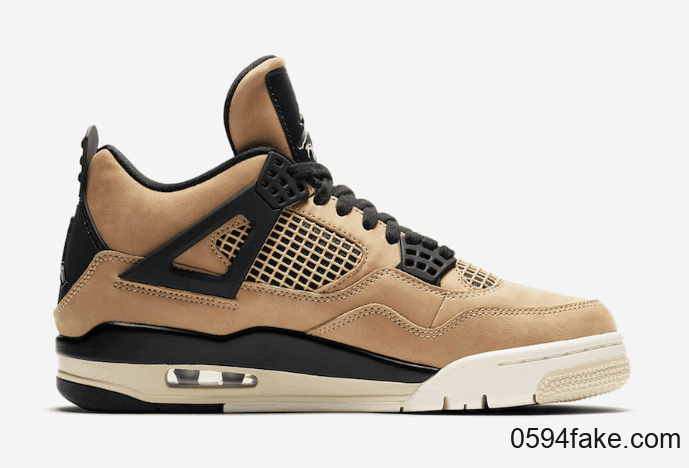 Air Jordan 4 “Mushroom”官图释出！来一双”珍珠奶茶“鞋吗？ 货号：AQ9129-200