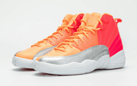 Air Jordan 12 GS “Hot Punch”释出实物图！ 货号：510815-601