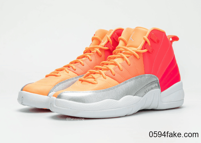 Air Jordan 12 GS “Hot Punch”释出实物图！ 货号：510815-601