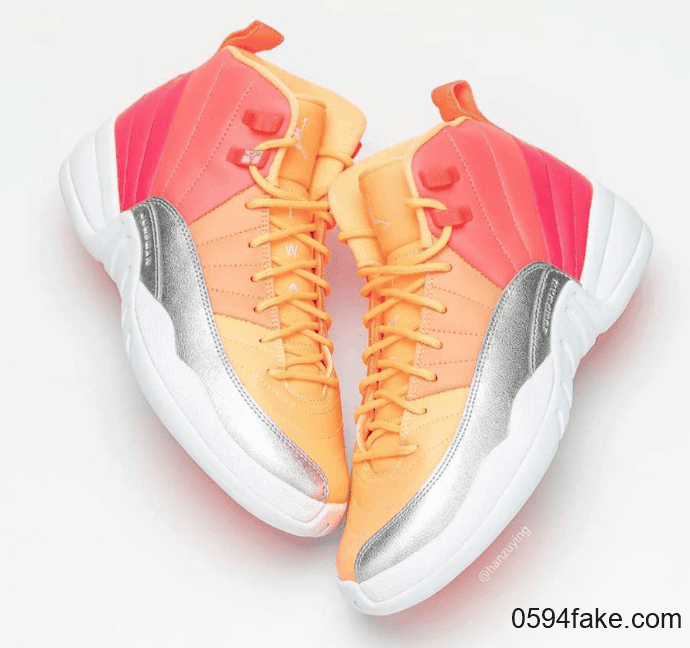 Air Jordan 12 GS “Hot Punch”释出实物图！ 货号：510815-601