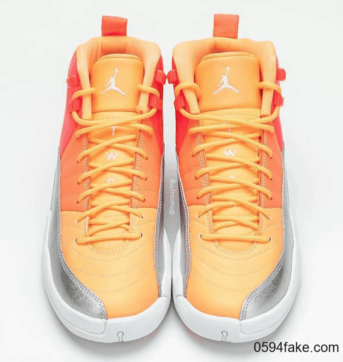 Air Jordan 12 GS “Hot Punch”释出实物图！ 货号：510815-601