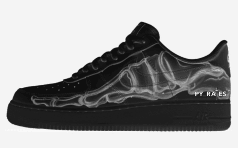 万圣节必备！Nike Air Force 1 Low“Black Skeleton”将于10月25日发售！