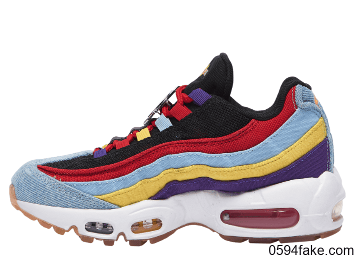 多彩波浪条纹！Air Max 95全新配色将于9月26日发售！ 货号：CK5669-400