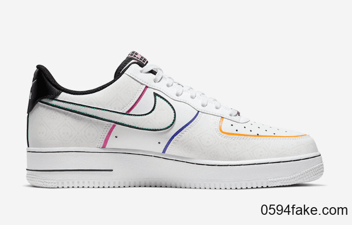 向墨西哥“亡灵节”致敬！这双Nike Air Force 1 Low“Dead of Day”你打几分？ 货号：CT1138-100