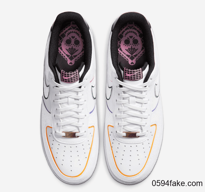 向墨西哥“亡灵节”致敬！这双Nike Air Force 1 Low“Dead of Day”你打几分？ 货号：CT1138-100