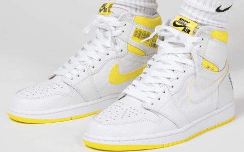 特色条形码点缀！还有飞人亲笔签名！Air Jordan 1 “First Class Flight”将于9月26日发售！ 货号：555088-170