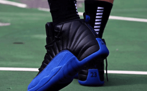 Air Jordan 12 “Game Royal”上脚图释出！好看到哭泣！ 货号：130690-014