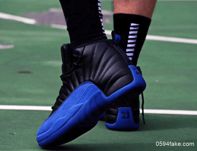 Air Jordan 12 “Game Royal”上脚图释出！好看到哭泣！ 货号：130690-014