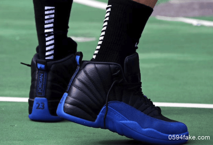 Air Jordan 12 “Game Royal”上脚图释出！好看到哭泣！ 货号：130690-014