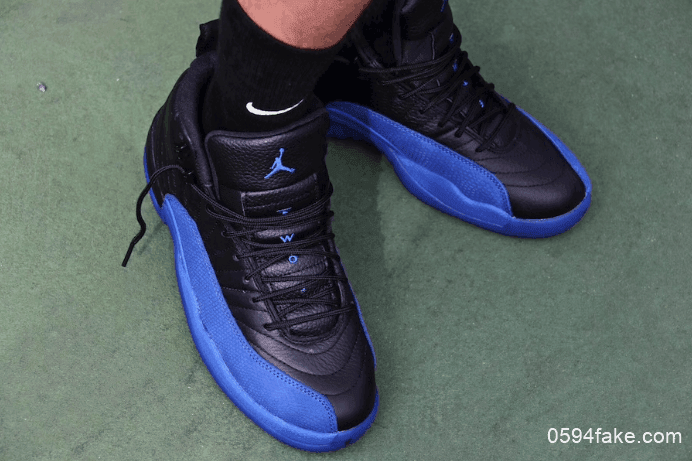 Air Jordan 12 “Game Royal”上脚图释出！好看到哭泣！ 货号：130690-014