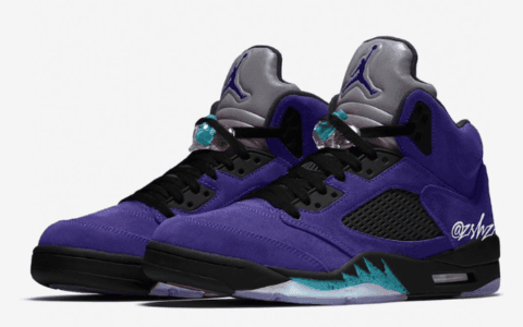 黑葡萄配色！Air Jordan 5“Alternate Grape”明年4月发售！ 货号：136027-500