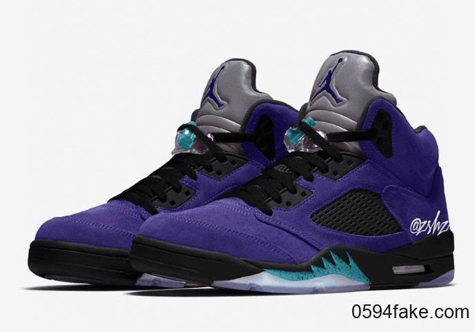 黑葡萄配色！Air Jordan 5“Alternate Grape”明年4月发售！ 货号：136027-500