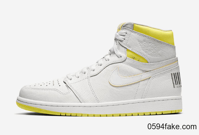 条形码Air Jordan 1 “First Class Flight”释出官图！ 货号：555088-170