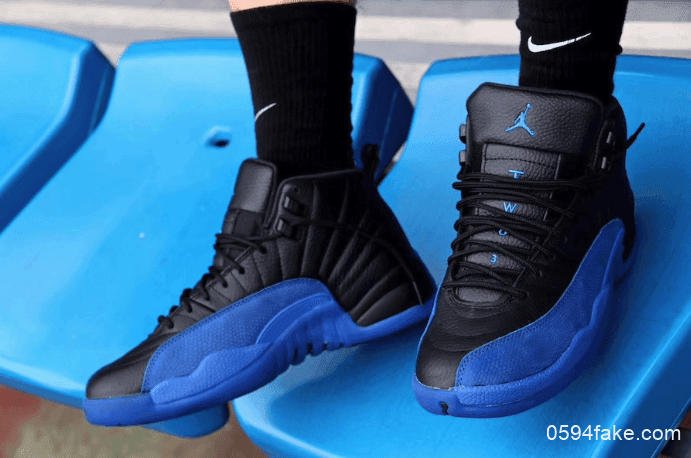 Air Jordan 12 “Game Royal”上脚图释出！好看到哭泣！ 货号：130690-014