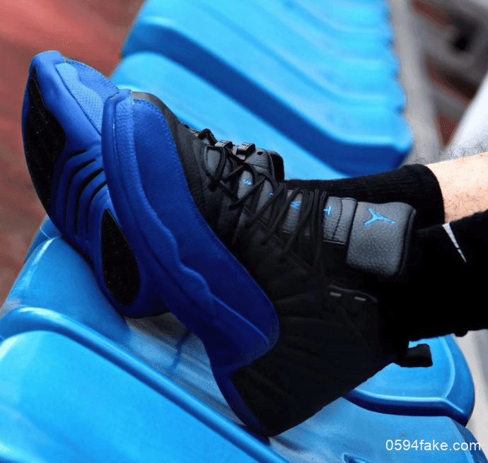 Air Jordan 12 “Game Royal”上脚图释出！好看到哭泣！ 货号：130690-014