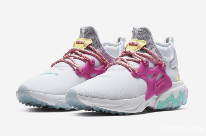 Nike React Presto全新配色现已发售！青春活力！ 货号：CD9015-101