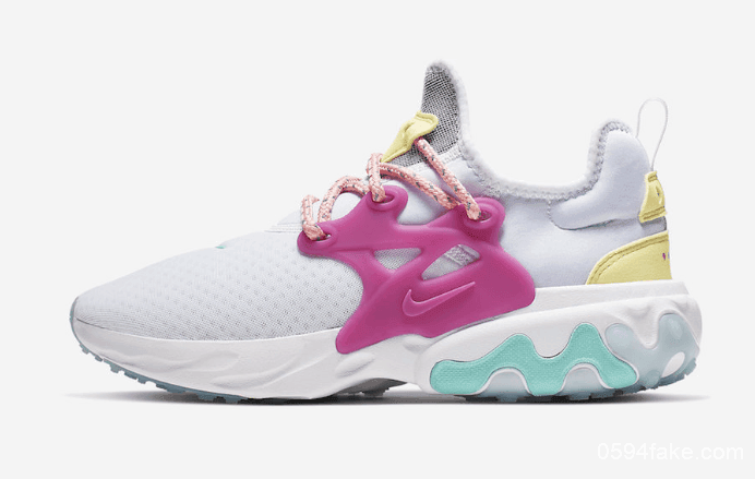 Nike React Presto全新配色现已发售！青春活力！ 货号：CD9015-101