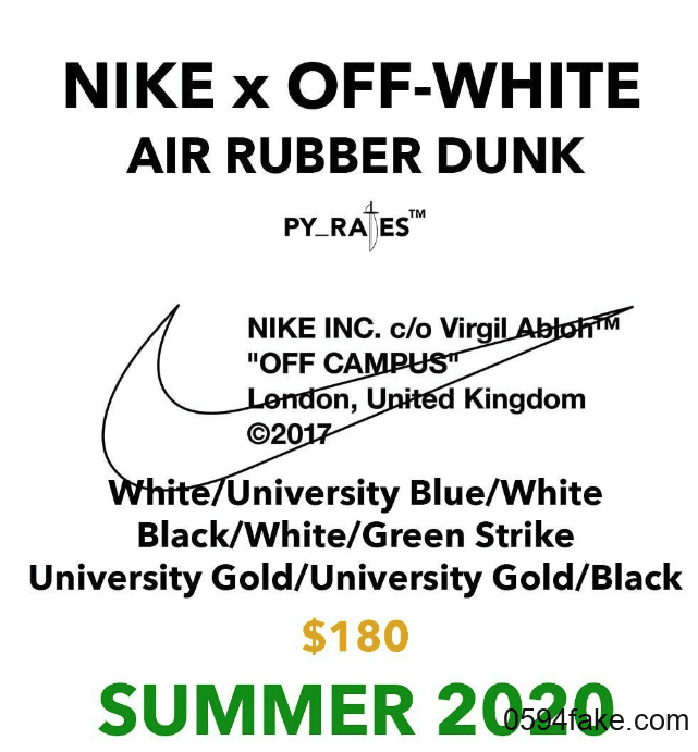 明年Nike Dunk有大动作！Off-White、CDG、Ambush三大联名！你能Hold住吗？